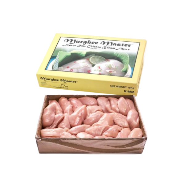 Murghee Master Frozen Raw Chicken Breast Fillets